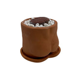 The Caboose | Pot & Saucer - Lazy Gardens