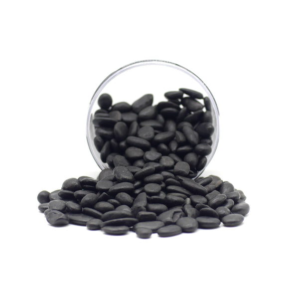 Black Gravel Pebbles - Lazy Gardens