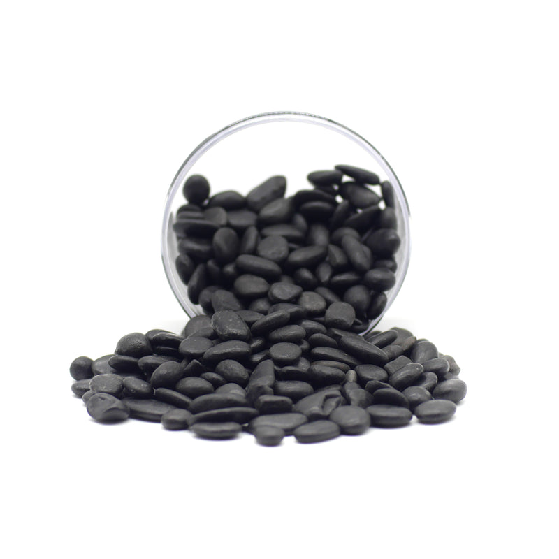 Black Gravel Pebbles - Lazy Gardens